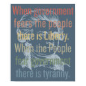 Jefferson Liberty Quote Print