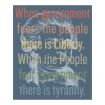Jefferson Liberty Quote Print by Libertymaniacs Jefferson Liberty Quote Print