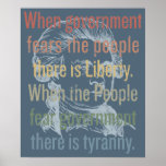 Jefferson Liberty Quote Print