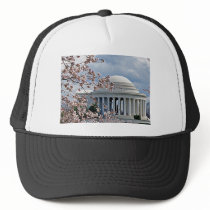 Jefferson Memorial - Cherry Blossoms Trucker Hat