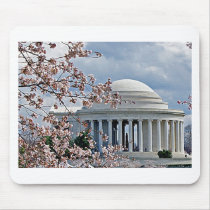 Jefferson Memorial - Cherry Blossoms Mouse Pad