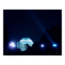 Jefferson Memorial Spotlight 11x14 posters