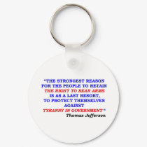 jefferson quote keychains