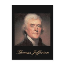 Jefferson quote Postcard