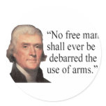 Jefferson Quote sticker