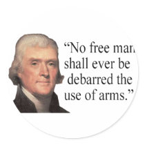 Jefferson Quote sticker
