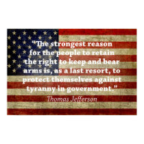 Jefferson: Right to bear arms posters by FamousQuotes Jefferson: Right to bear arms posters