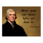 Jefferson Spending Quote posters
