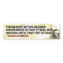 Jefferson & The 2nd Ammendment Bumper Stickers