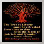 Jefferson Tree of Liberty Poster