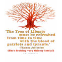 Jefferson Tree of Liberty t-shirts