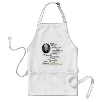 Jefferson Tyranny-Liberty Quote Aprons