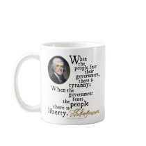 Jefferson Tyranny-Liberty Quote mugs by rightleaning Jefferson Tyranny-Liberty Quote mugs