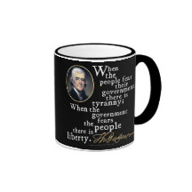 Jefferson Tyranny-Liberty Quote Mug