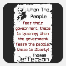 Jefferson: When The People Sticker