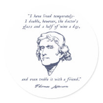 Jefferson - Wine stickers by kbilltv Jefferson - Wine stickers