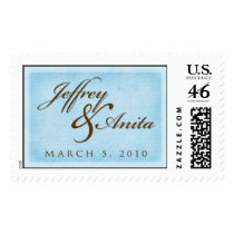 Jeffrey & Anita Custom Wedding Postage postage by perfectpostage Jeffrey & Anita Custom Wedding Postage postage
