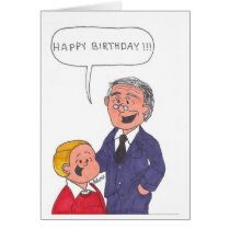 JEFFY AND GRANDPA GERALD GREETING CARD