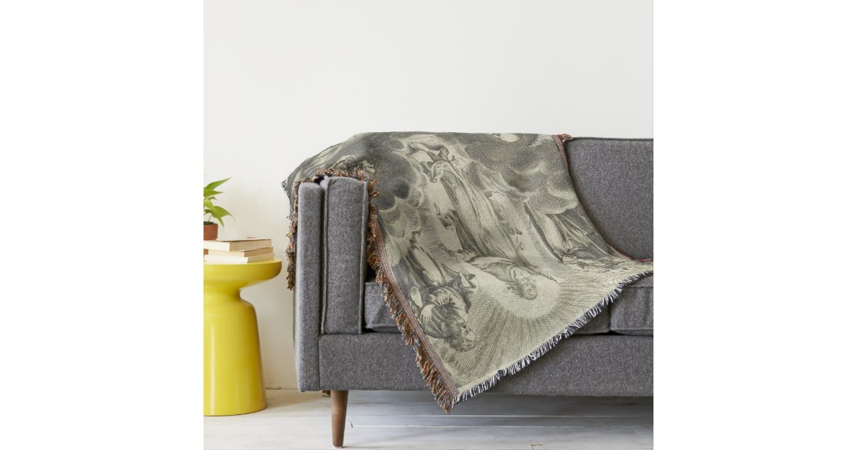 Jehovah with moses throw blanket Zazzle