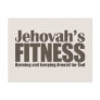 Jehovah's Fitness Postcards