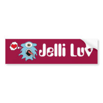 Jelli Luv Bumpersticker by bchrisdesigns Jelli Luv Bumpersticker