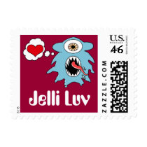 Jelli Luv Postage Stamp by bchrisdesigns Jelli Luv Postage Stamp