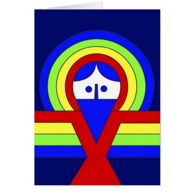 Jelling Stone Christ Greeting Cards by lonvig