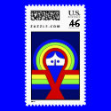 Jelling Stone Christ postage