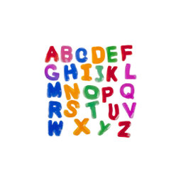 Jelly alphabets stationery