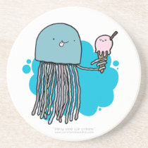 Jelly and ice cream coaster