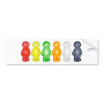 Jelly Babies bumper stickers