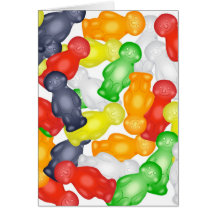 Jelly Babies Greeting Cards