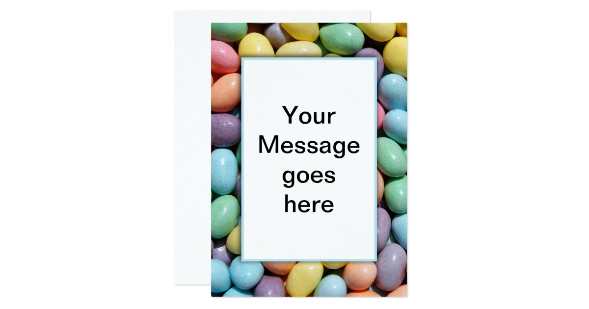 Jelly Bean Invitation Template Zazzle