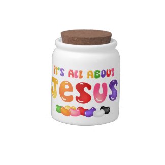 Jelly Bean Jesus Candy Jar