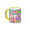 Jelly Bean Jumble Easter Mug by mariannegilliand Jelly Bean Jumble Easter Mug