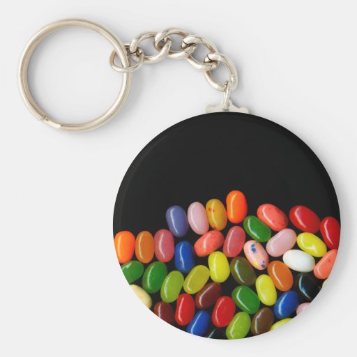 Jelly Bean Keychain Zazzle