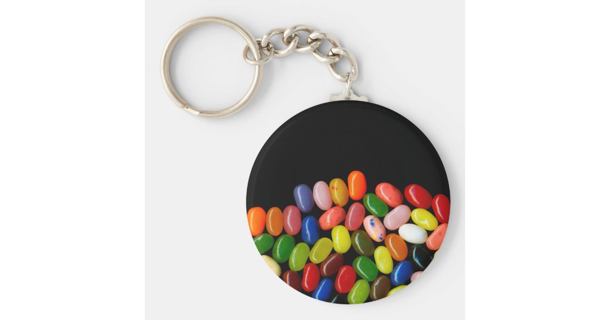 Jelly Bean Keychain Zazzle