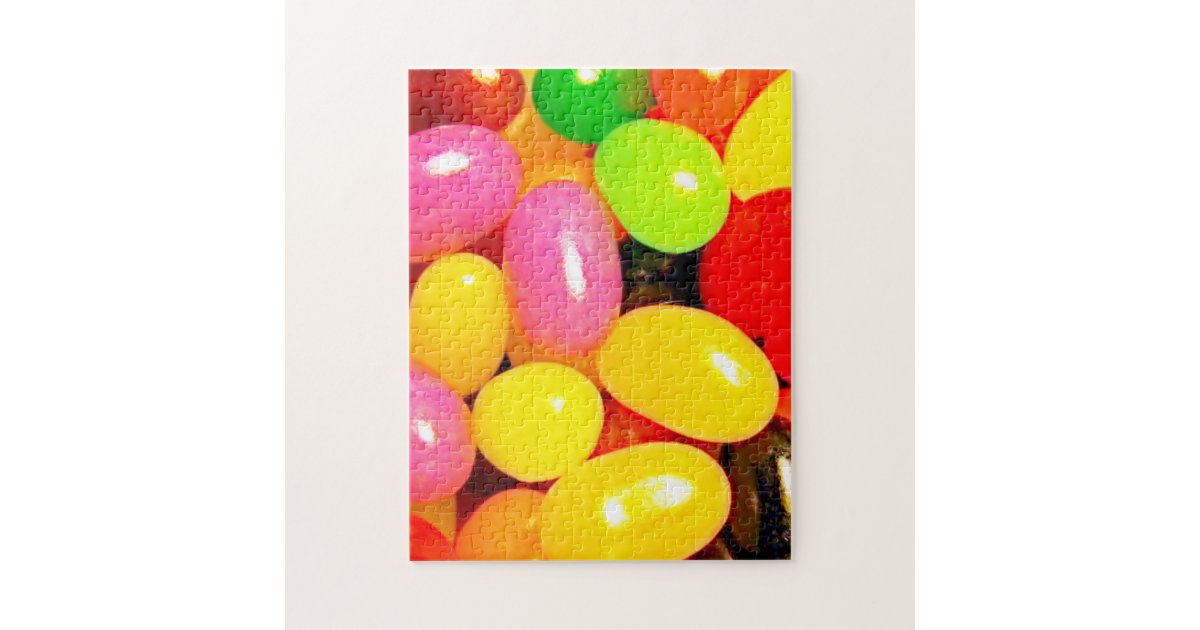 Jelly Beans Candy Jigsaw Puzzle Zazzle