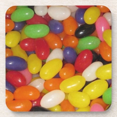 Jelly Beans cork coaster