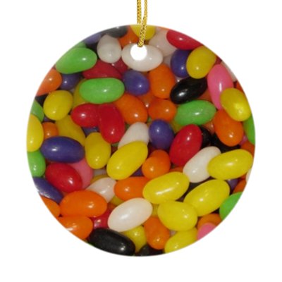 Jelly Beans Christmas Tree Ornaments
