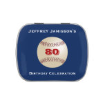Jelly Belly Candy Tin Baseball Party Favor 80 Yrs at Zazzle