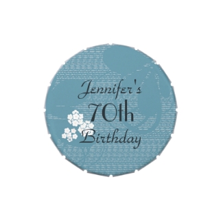 Jelly Belly Candy Tin Party Favor 70th Birthday