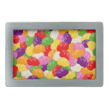 Jelly Brains Rectangular Belt Buckles