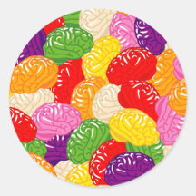 Jelly Brains Sticker