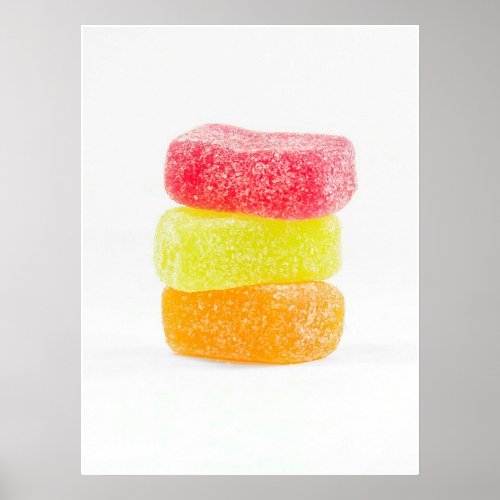 Jelly Candies Poster zazzle_print