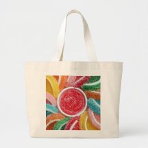 jelly candies tote bag