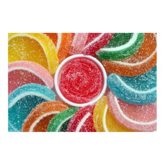 jelly candy poster print