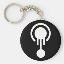 Jelly Crop Circle Keychain