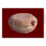 Jelly Filled Donut Greeting Cards