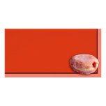 Jelly Filled Donut Photo Card Template
